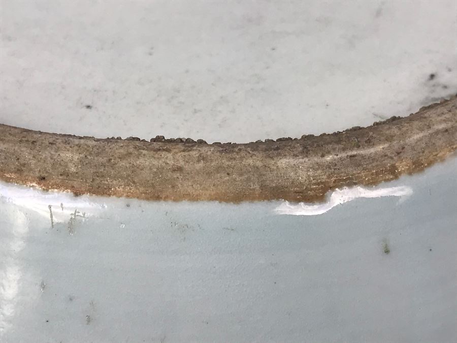 Vintage Signed Chinese Jar With Lid Apx 9'H X 9'W (Very Slight Chip On Inside Of Rim In Photos) [Photo 18]