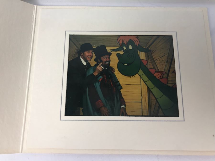 Pair Of Walt Disney Photographs Featuring Fulton Burley Promoting Disney's Movie Pete's Dragon [Photo 4]