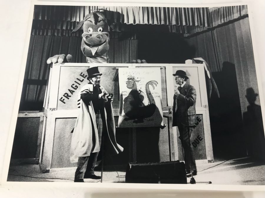 Pair Of Walt Disney Photographs Featuring Fulton Burley Promoting Disney's Movie Pete's Dragon [Photo 5]