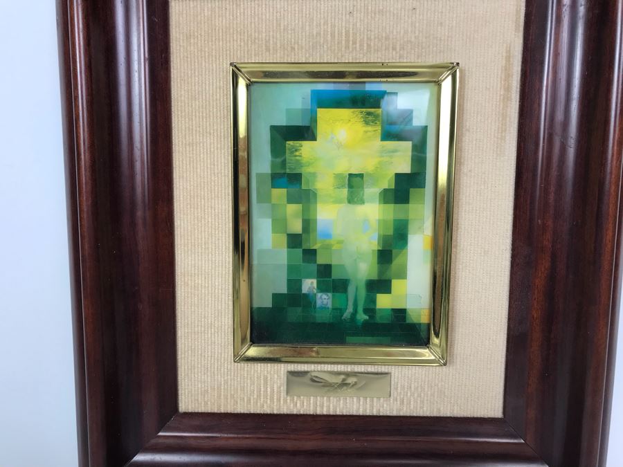 Salvador Dali Decorative Print Of 'Lincoln in Dalivision' 12' X 14' [Photo 2]