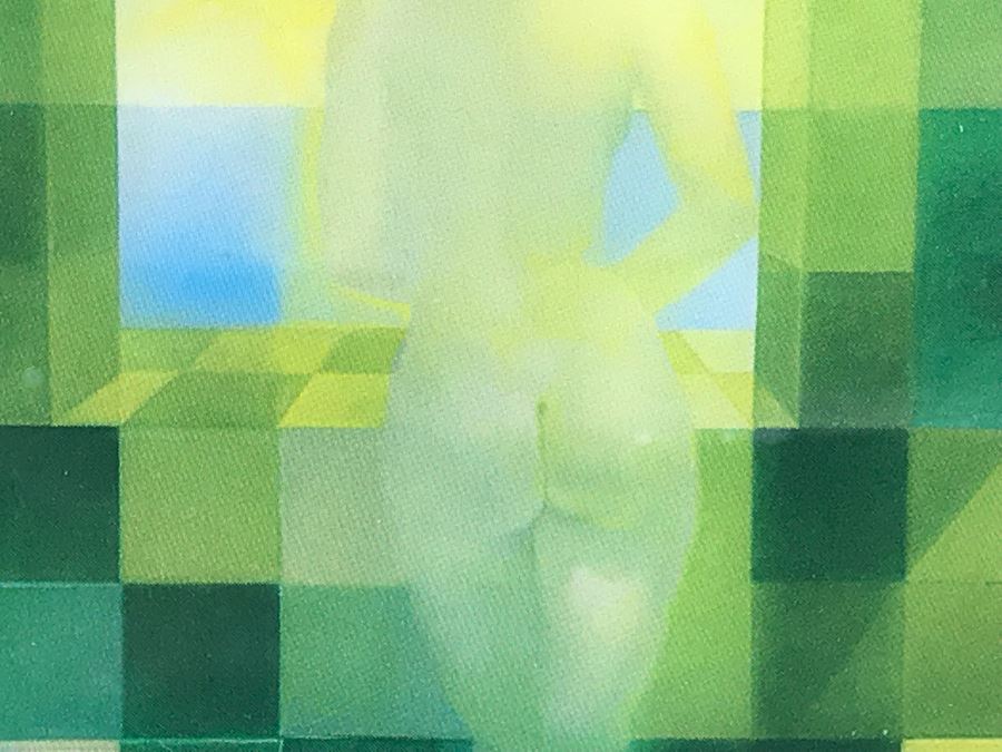 Salvador Dali Decorative Print Of 'Lincoln in Dalivision' 12' X 14' [Photo 6]