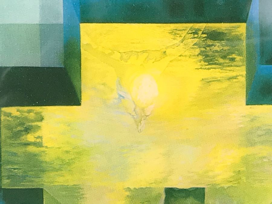 Salvador Dali Decorative Print Of 'Lincoln in Dalivision' 12' X 14' [Photo 8]