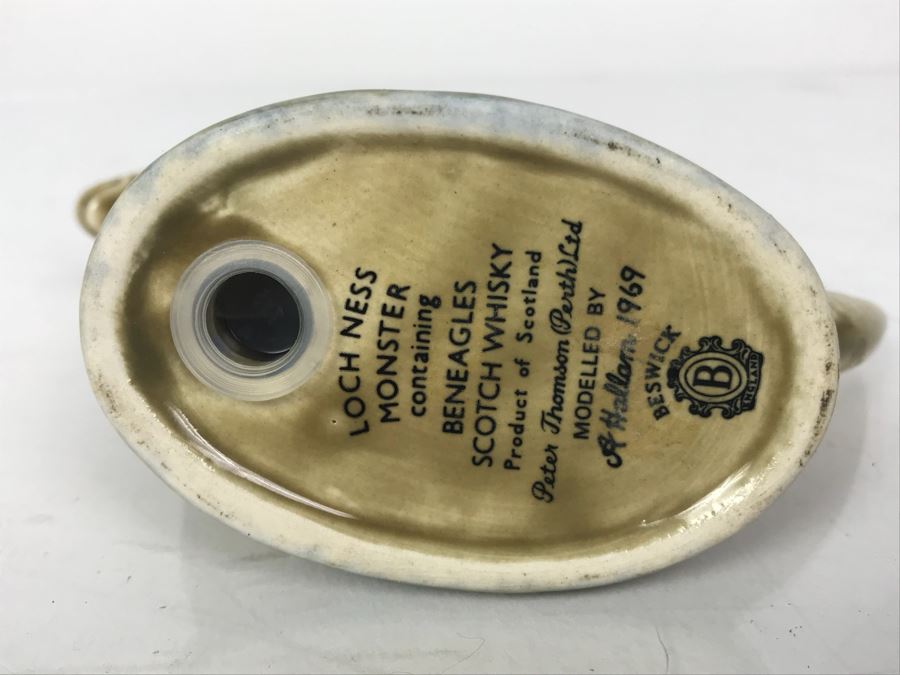 Loch Ness Monster Beswick England Figurine Scotch Whiskey Decanter Modelled By a Hallam 1969 3'H X 5'L [Photo 5]