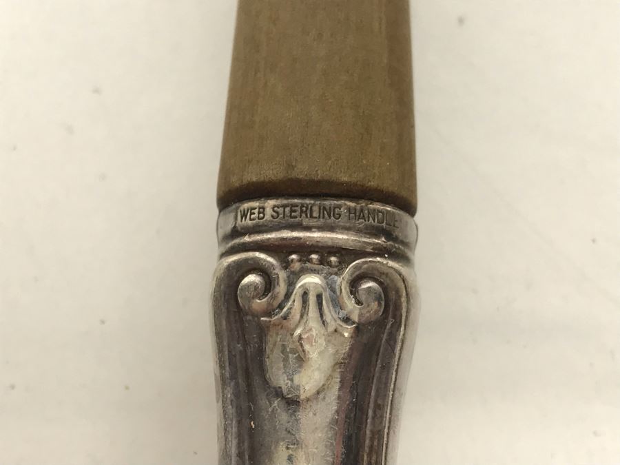 Vintage Coca-Cola Ice Pick And Bottle Opener, Vintage Art Nouveau Pin Tray And Sterling Silver Handled Salad Spoon And Fork [Photo 11]