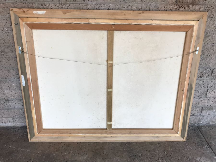 Large 48' X 36' Original Danny Day Oil Painting Of Torrey Pines Golf Course In La Jolla Featuring Golfing Legends Payne Stewart, Arnold Palmer And Jack Nicklaus - Estimate $12,000 - This Item Has A Reserve [Photo 18]