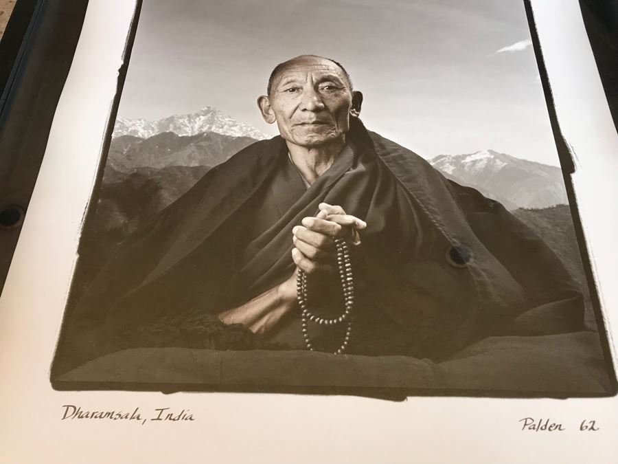 Limited Edition Signed Phil Borges Photograph Titled 'Tibetan Portrait' Dharamsala, India 2 Of 40 With COA 20' X 24' [Photo 6]
