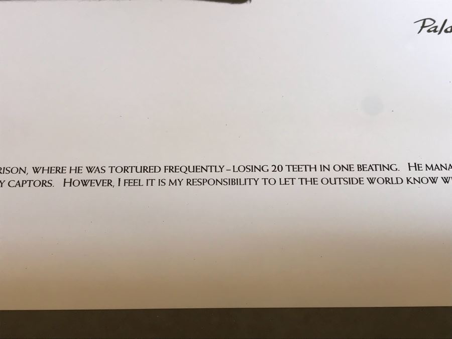 Limited Edition Signed Phil Borges Photograph Titled 'Tibetan Portrait' Dharamsala, India 2 Of 40 With COA 20' X 24' [Photo 12]