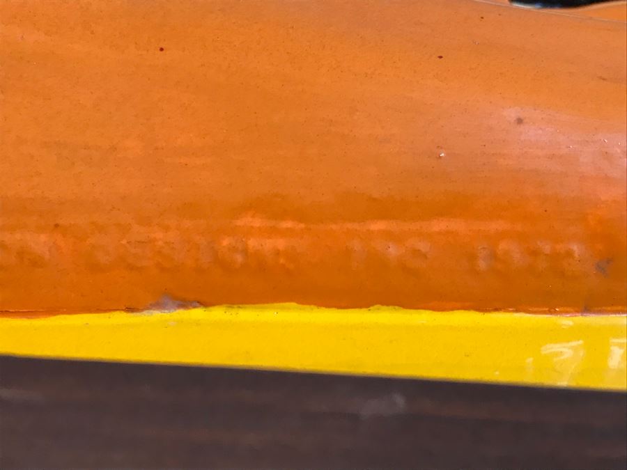 Vintage Signed 1972 McDonalds Restaraunt Hamburglar Painted Relief Fiberglass Wall Hanging By Alfred M Gordon Designs 24' X 27' [Photo 16]