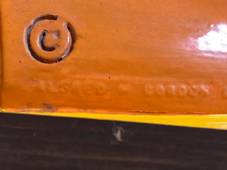 Vintage Signed 1972 McDonalds Restaraunt Hamburglar Painted Relief Fiberglass Wall Hanging By Alfred M Gordon Designs 24' X 27' [Photo 15]