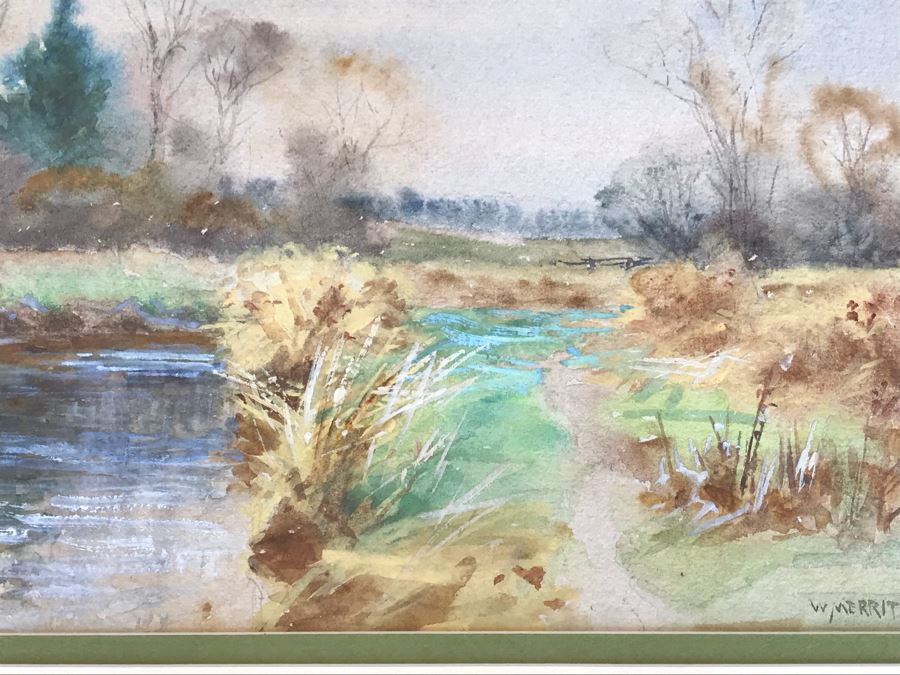 Original Watercolor Plein Air Painting By William Merrit Post (1865-1935) [Photo 7]