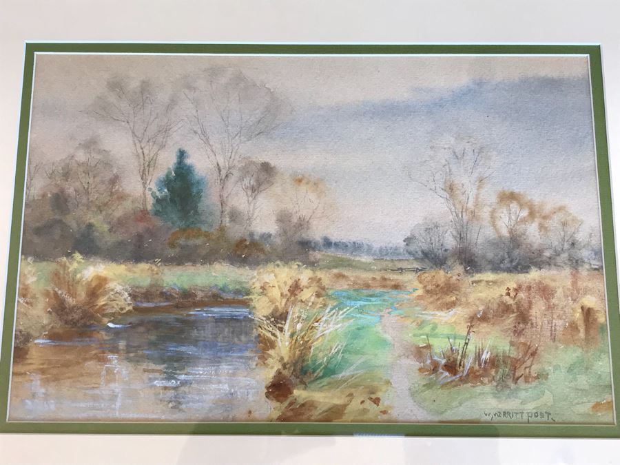 Original Watercolor Plein Air Painting By William Merrit Post (1865-1935) [Photo 2]