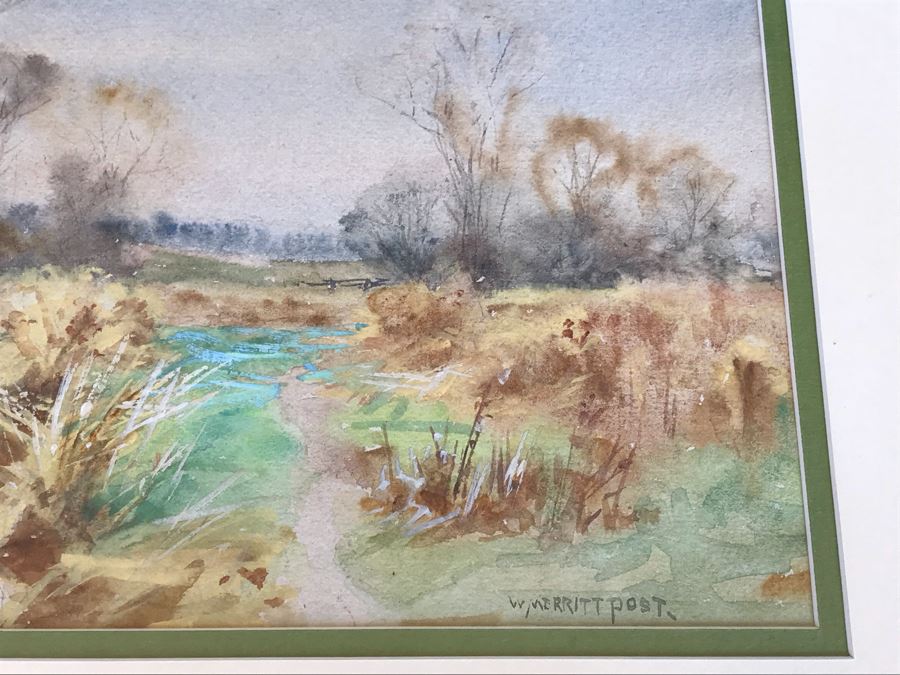 Original Watercolor Plein Air Painting By William Merrit Post (1865-1935) [Photo 8]