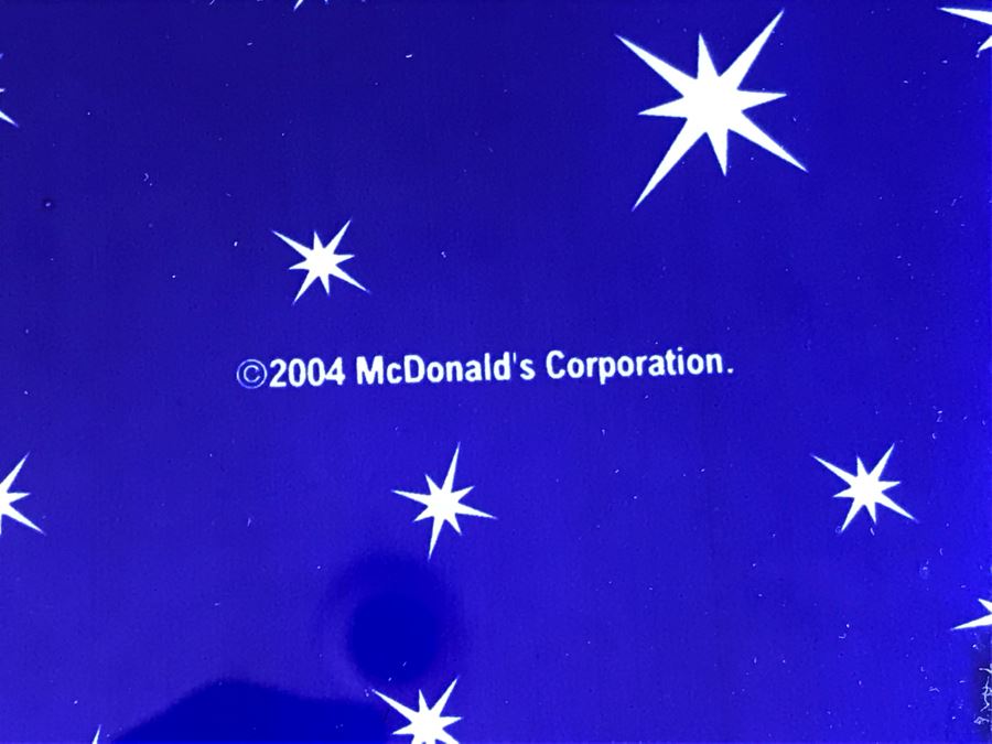 McDonalds Open Late Drive Thru Acrylic Sign New Old Stock 36' X 15' [Photo 4]