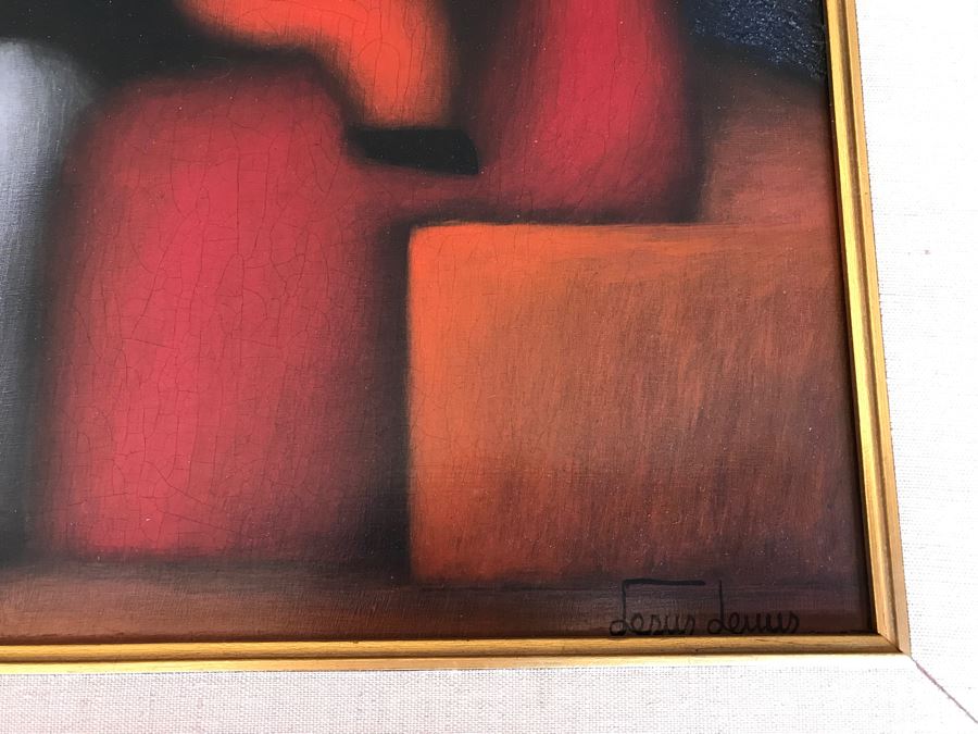 Original Oil Painting By Jesus Mariano Leuus 15' X 19' Estimate $500 [Photo 9]