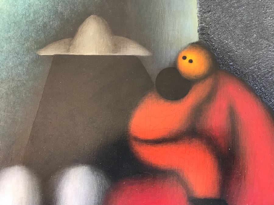 Original Oil Painting By Jesus Mariano Leuus 15' X 19' Estimate $500 [Photo 6]