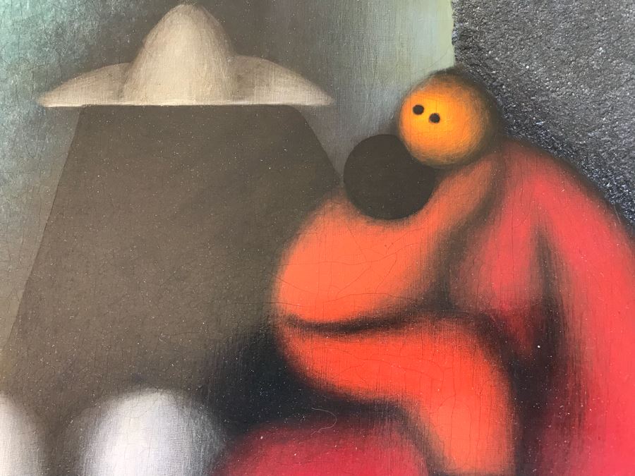 Original Oil Painting By Jesus Mariano Leuus 15' X 19' Estimate $500 [Photo 7]