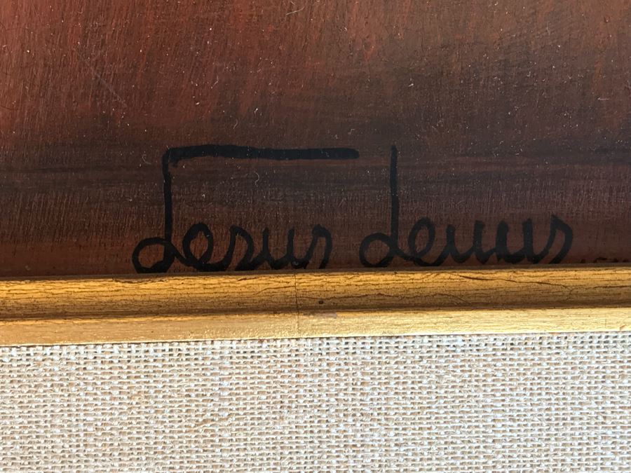 Original Oil Painting By Jesus Mariano Leuus 15' X 19' Estimate $500 [Photo 11]