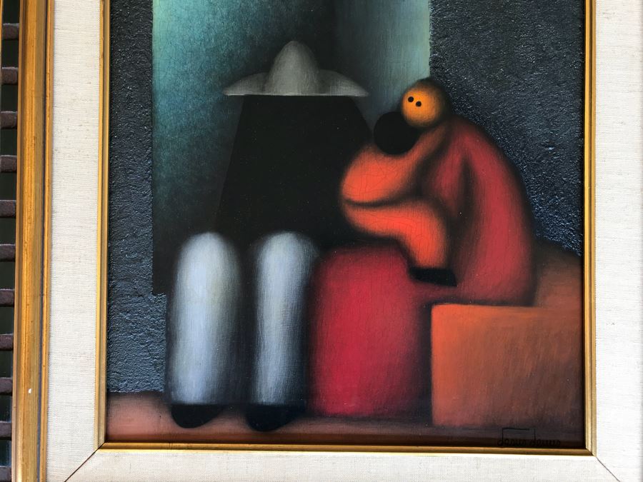 Original Oil Painting By Jesus Mariano Leuus 15' X 19' Estimate $500 [Photo 3]