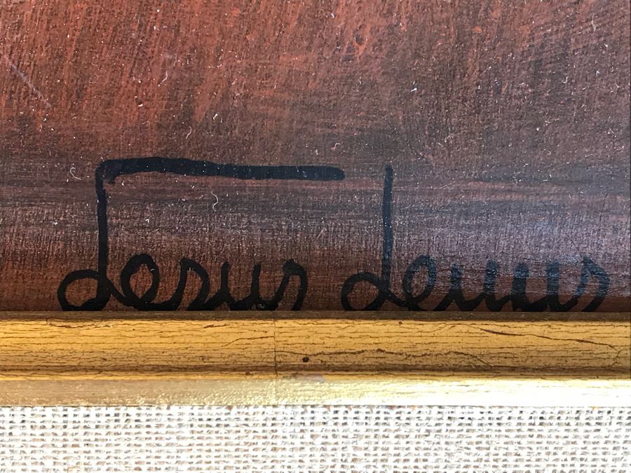 Original Oil Painting By Jesus Mariano Leuus 15' X 19' Estimate $500 [Photo 12]