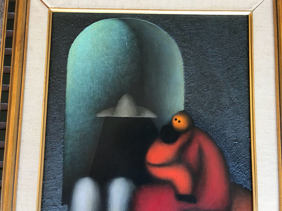 Original Oil Painting By Jesus Mariano Leuus 15' X 19' Estimate $500 [Photo 5]