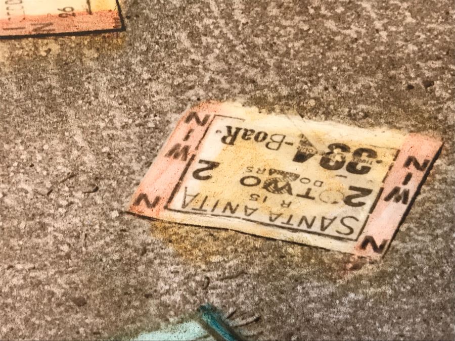 Vintage 1949 Colored Photograph By Hollywood Photographer Alexander Kahle Signed Front And Back 15.5' X 19.5' [Photo 7]