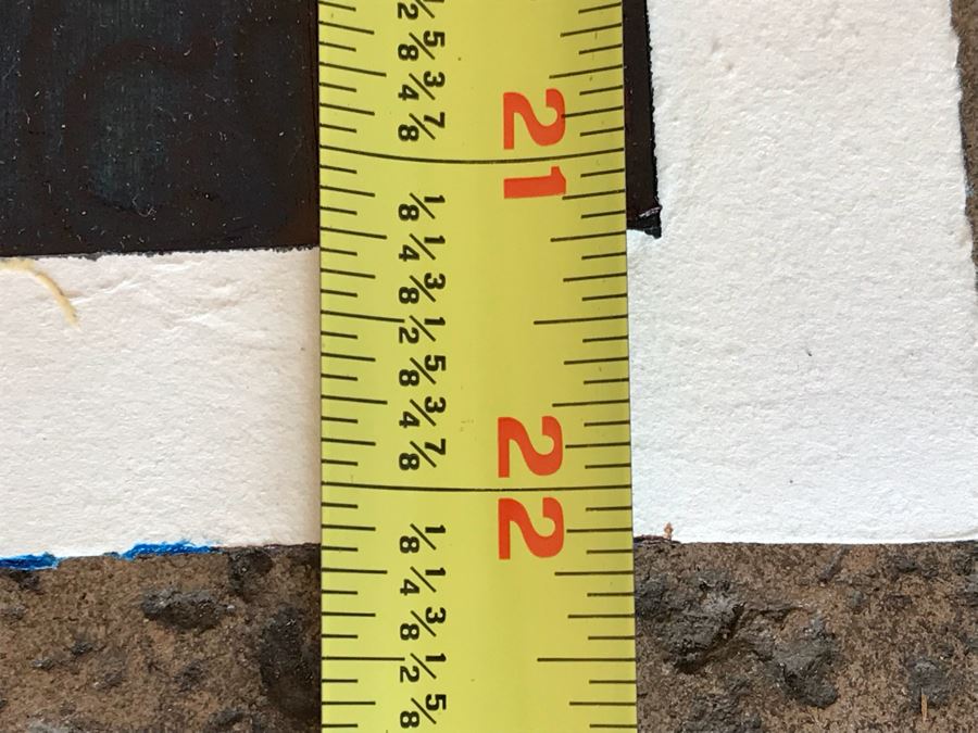 Original 1988 Abstract Painting Acrylic On Paper Signed By Scott Gregroy 30' X 22' [Photo 14]