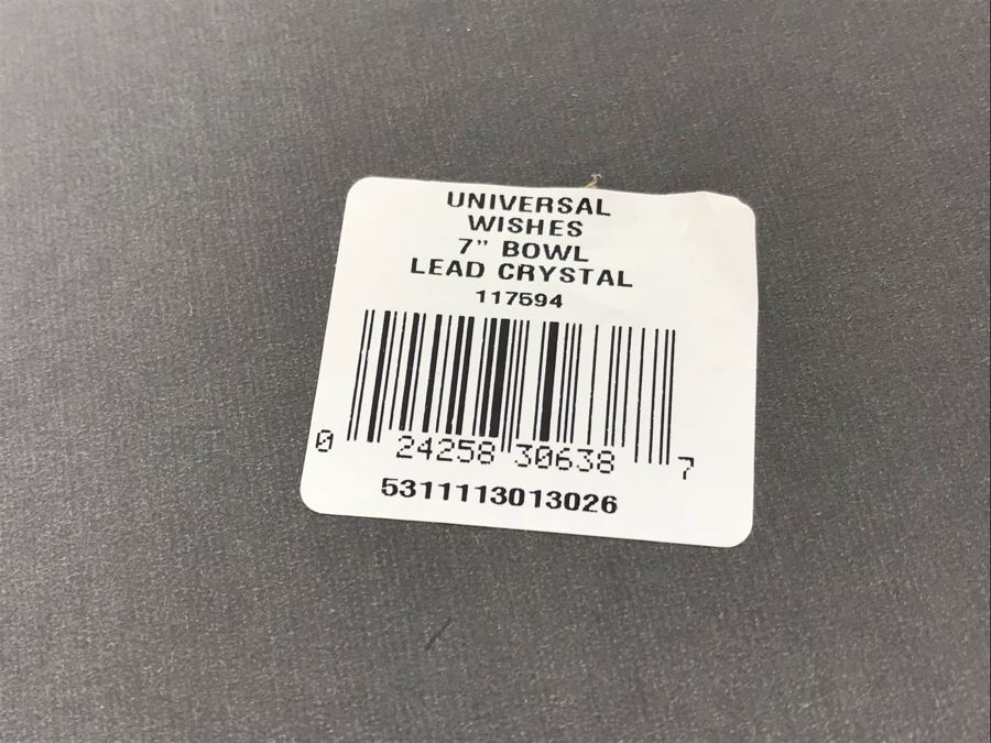 Waterford Crystal One Pair Of Millennium Peace Goblets And Univeral Wishes 7' Crystal Bowl In Boxes [Photo 9]