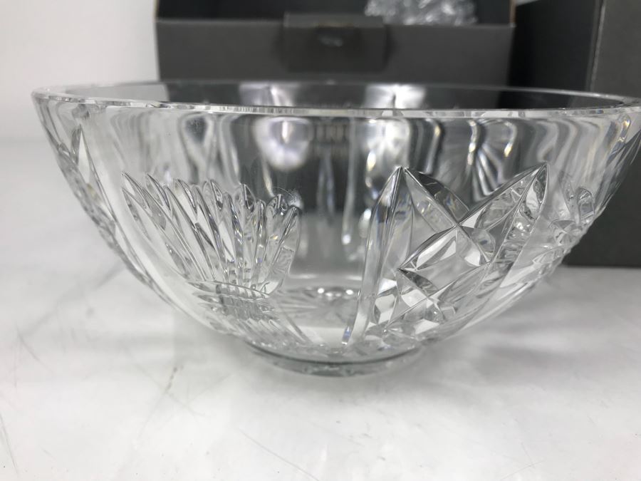 Waterford Crystal One Pair Of Millennium Peace Goblets And Univeral Wishes 7' Crystal Bowl In Boxes [Photo 6]