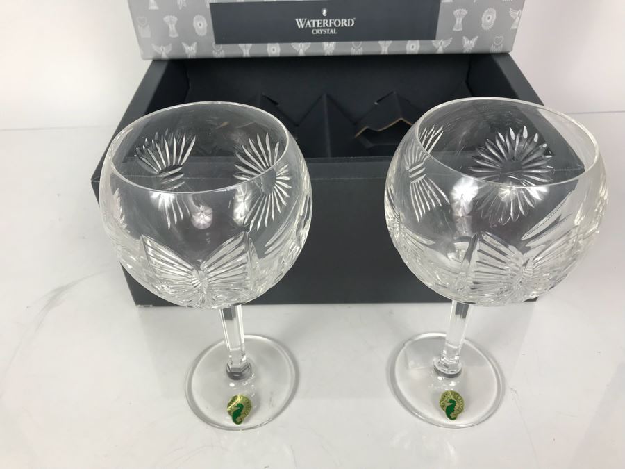 Waterford Crystal Universal Wish Goblets 1 Pair [Photo 4]