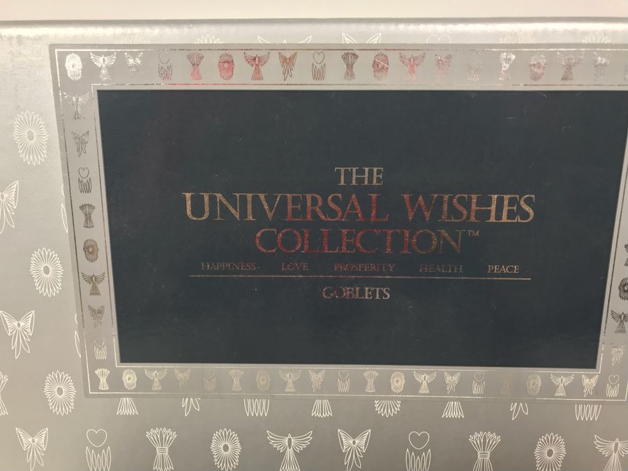 Waterford Crystal Universal Wish Goblets 1 Pair [Photo 6]