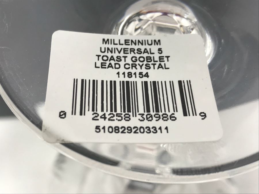 Waterford Crystal Universal Wish Goblets 1 Pair [Photo 7]