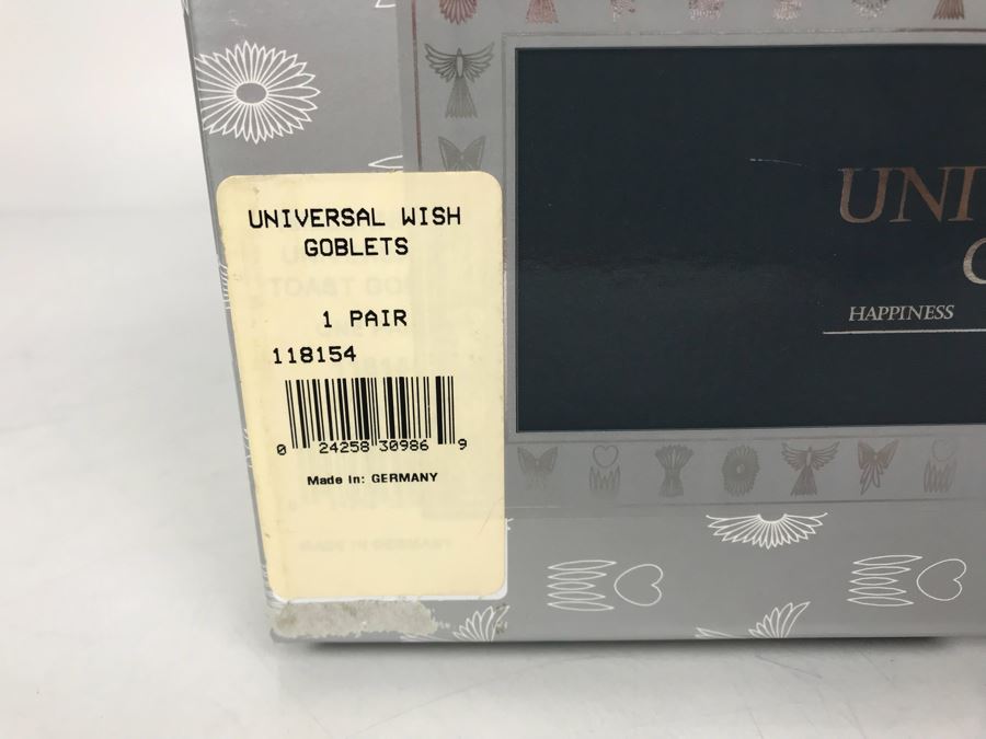 Waterford Crystal Universal Wish Goblets 1 Pair [Photo 9]