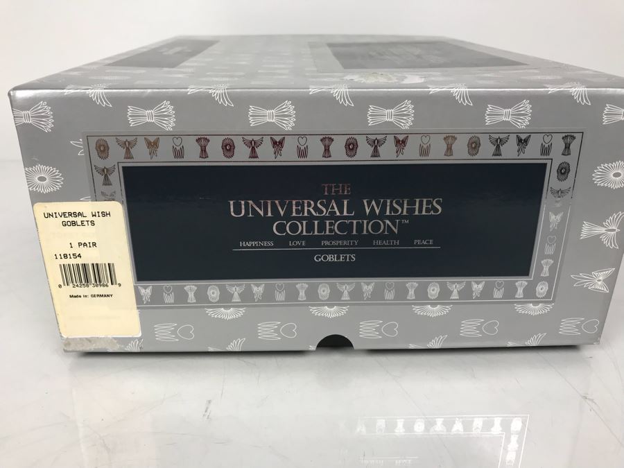 Waterford Crystal Universal Wish Goblets 1 Pair [Photo 8]