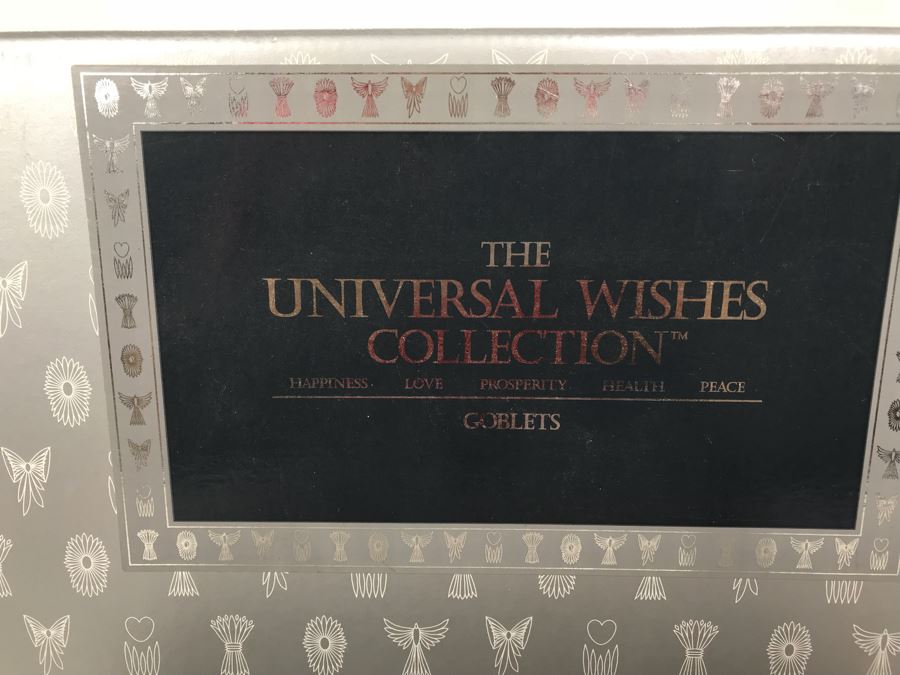 Waterford Crystal Universal Wish Goblets 1 Pair [Photo 5]