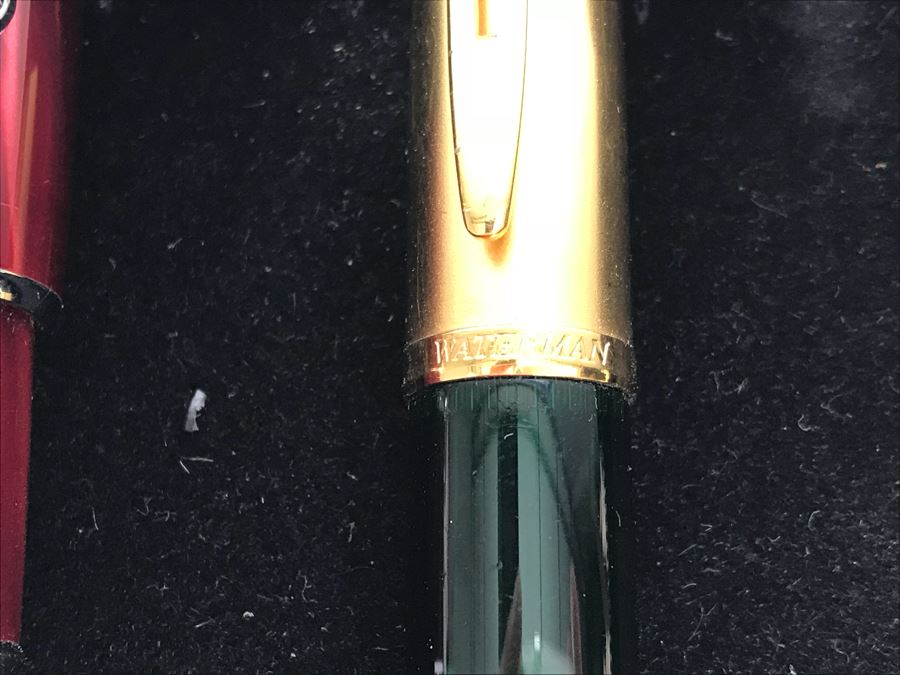 Collection Of Ballpoint Pens: Conklin, Monteverde, Waterman And More With Pen Carrying Storage Case [Photo 21]