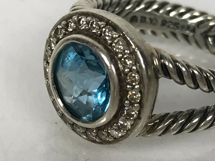 David Yurman Sterling Silver Ring Size 6.5 6.6g [Photo 9]