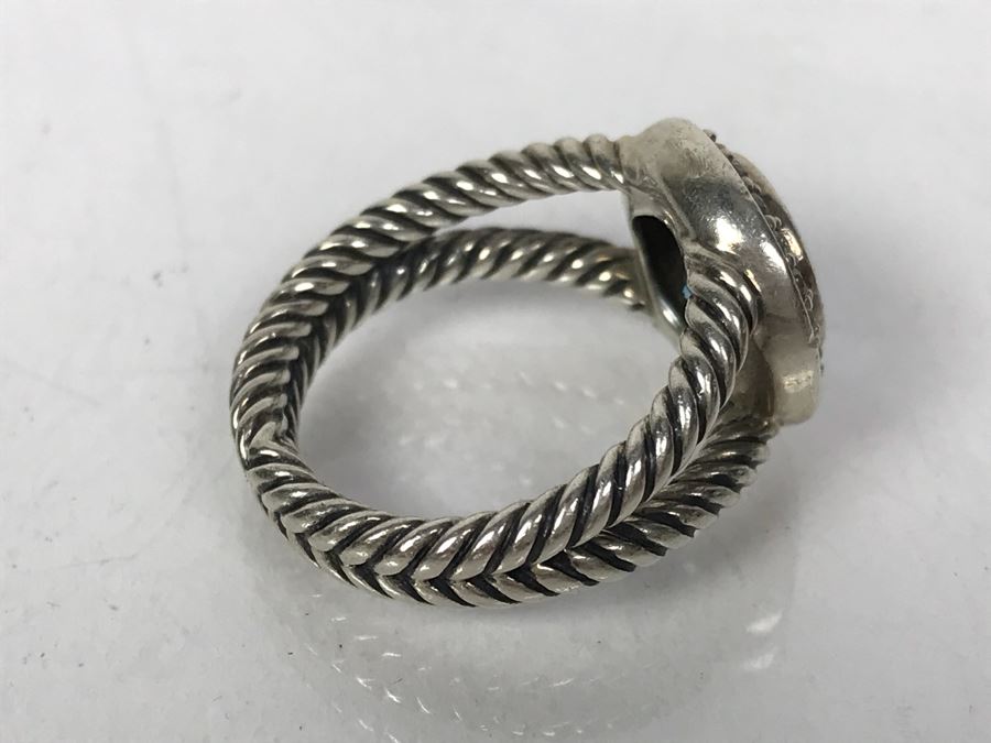 David Yurman Sterling Silver Ring Size 6.5 6.6g