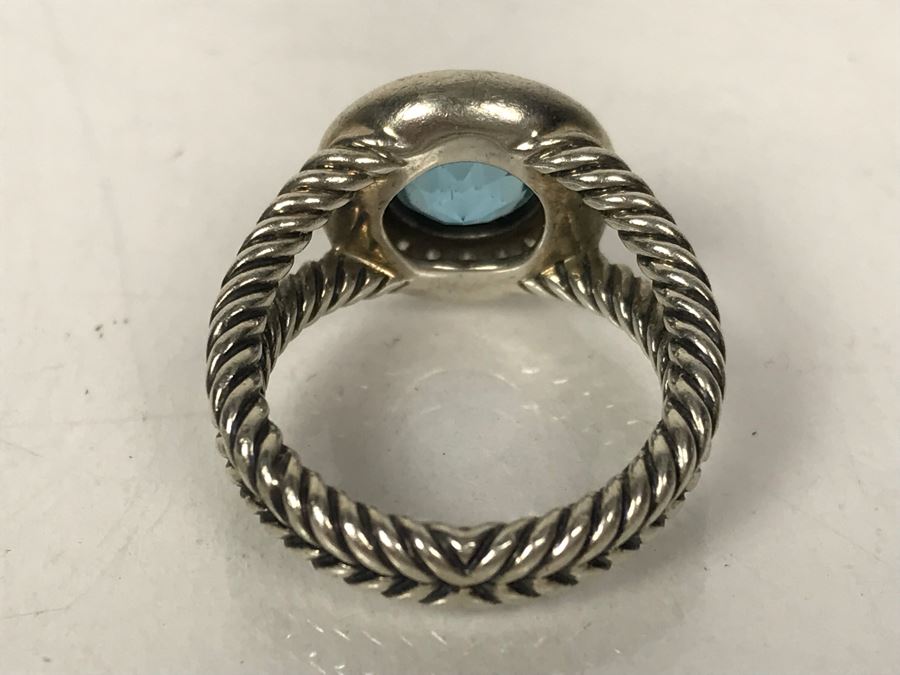 David Yurman Sterling Silver Ring Size 6.5 6.6g [Photo 10]