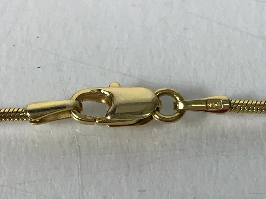 14k Yellow Gold Necklace 6.3g [Photo 12]