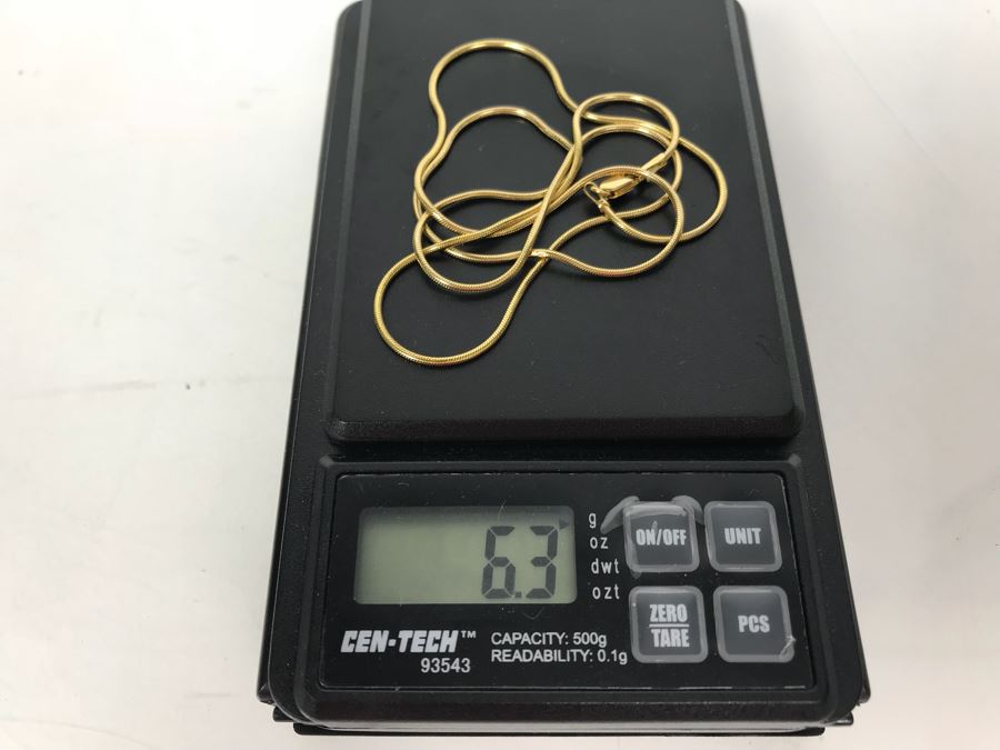 14k Yellow Gold Necklace 6.3g [Photo 9]