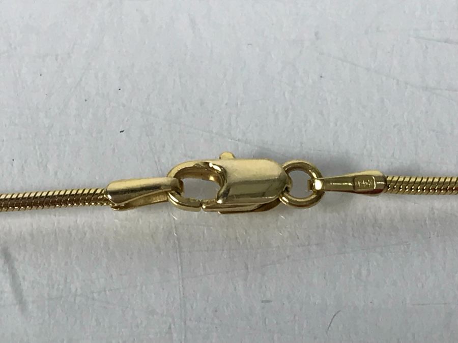 14k Yellow Gold Necklace 6.3g [Photo 11]