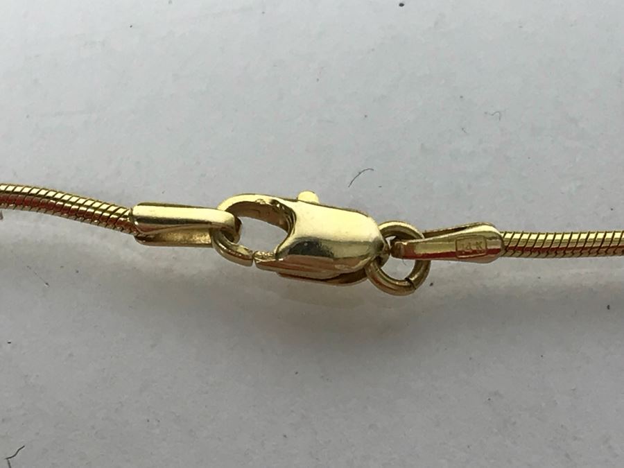 14k Yellow Gold Necklace 6.3g [Photo 10]