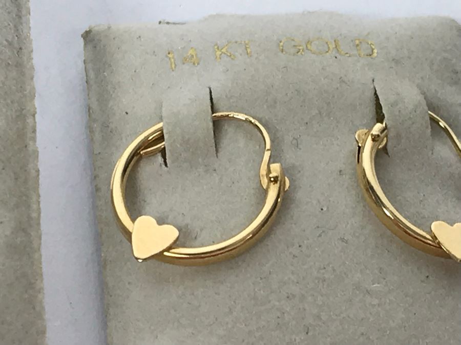 14k Gold Pearl Strand Necklace And Pair Of 14k Gold Earrings 6.3g TW [Photo 11]