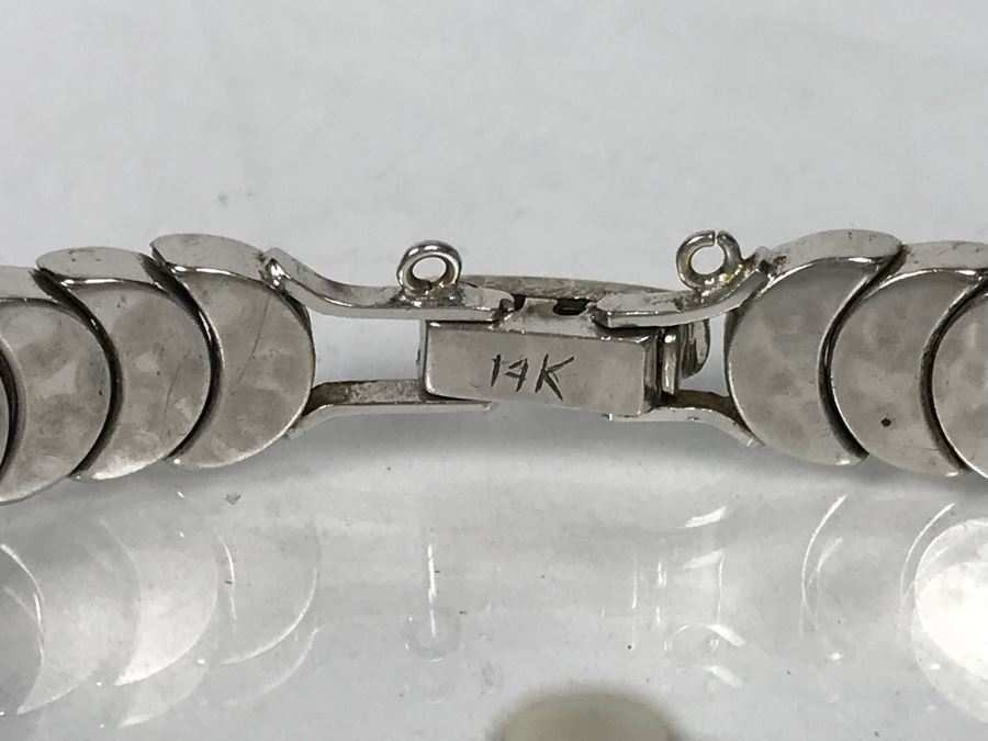 Ladies Vintage 14k White Gold LaFemme Watch And 14k White Gold Watch Band Working 24g [Photo 4]