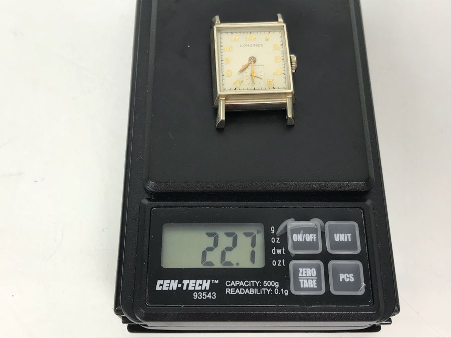 Mens 14k Gold Longines Watch Working (No Watch Band) 22.7g [Photo 12]