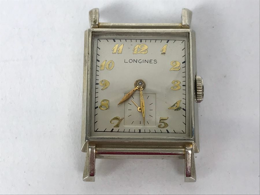 Mens 14k Gold Longines Watch Working (No Watch Band) 22.7g [Photo 2]