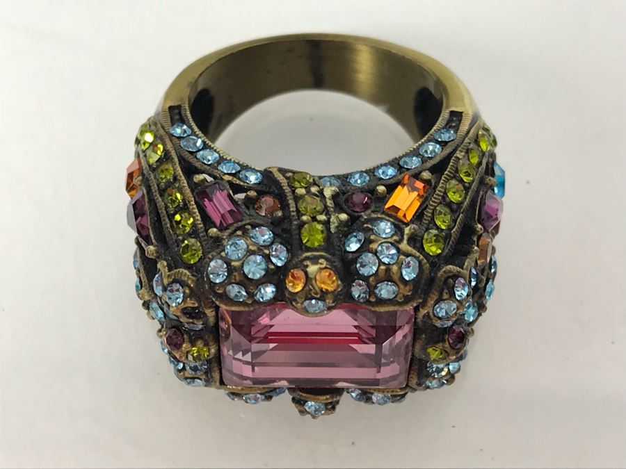 Heidi Daus Ring With Box Size 10 1/4 [Photo 14]