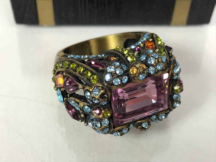 Heidi Daus Ring With Box Size 10 1/4 [Photo 10]