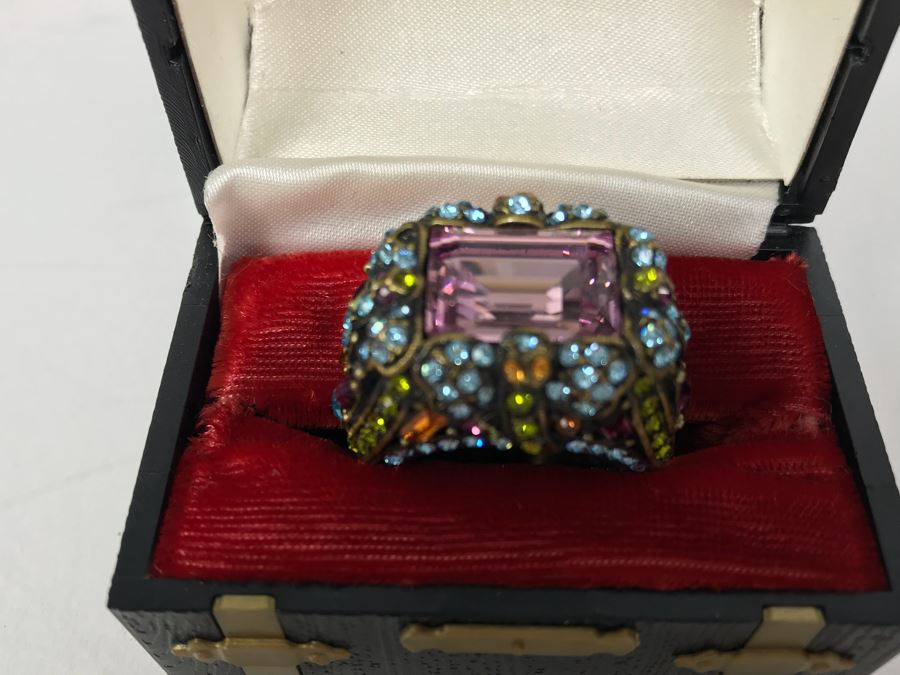 Heidi Daus Ring With Box Size 10 1/4 [Photo 6]