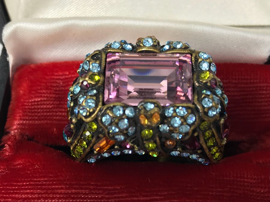 Heidi Daus Ring With Box Size 10 1/4 [Photo 8]